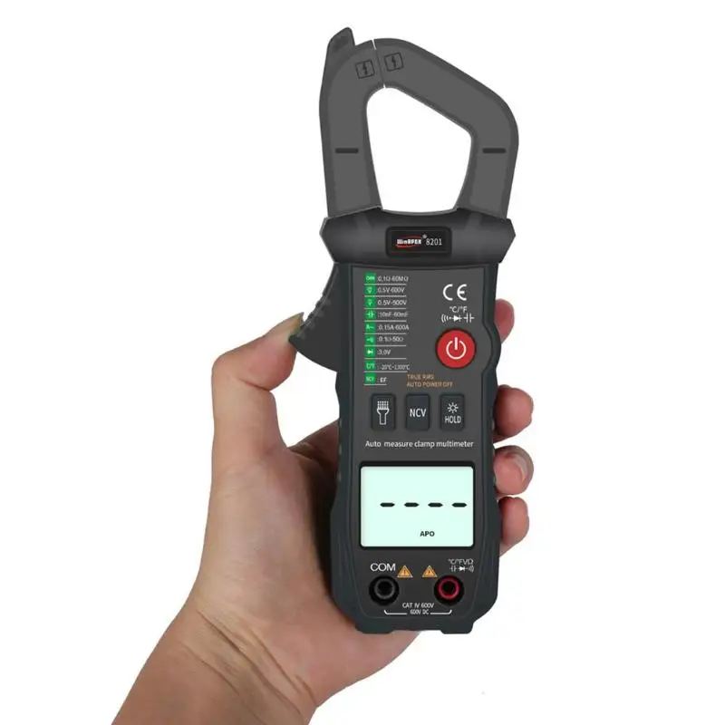 Capacitance Non Contact Multimeter Digital Clamp Meter AC/DC Voltage Tester Multimeter Set Current Voltage Auto Range VFC