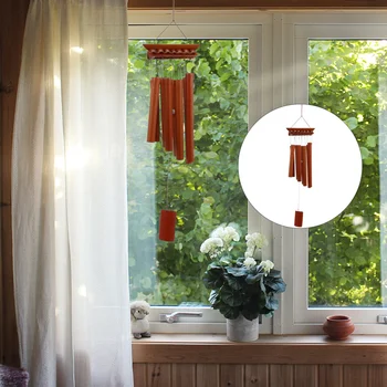 

1pc Fashionable Exquisite Beautiful Hanging Pendant Bamboo Wind Chime Hanging Adornment for Home