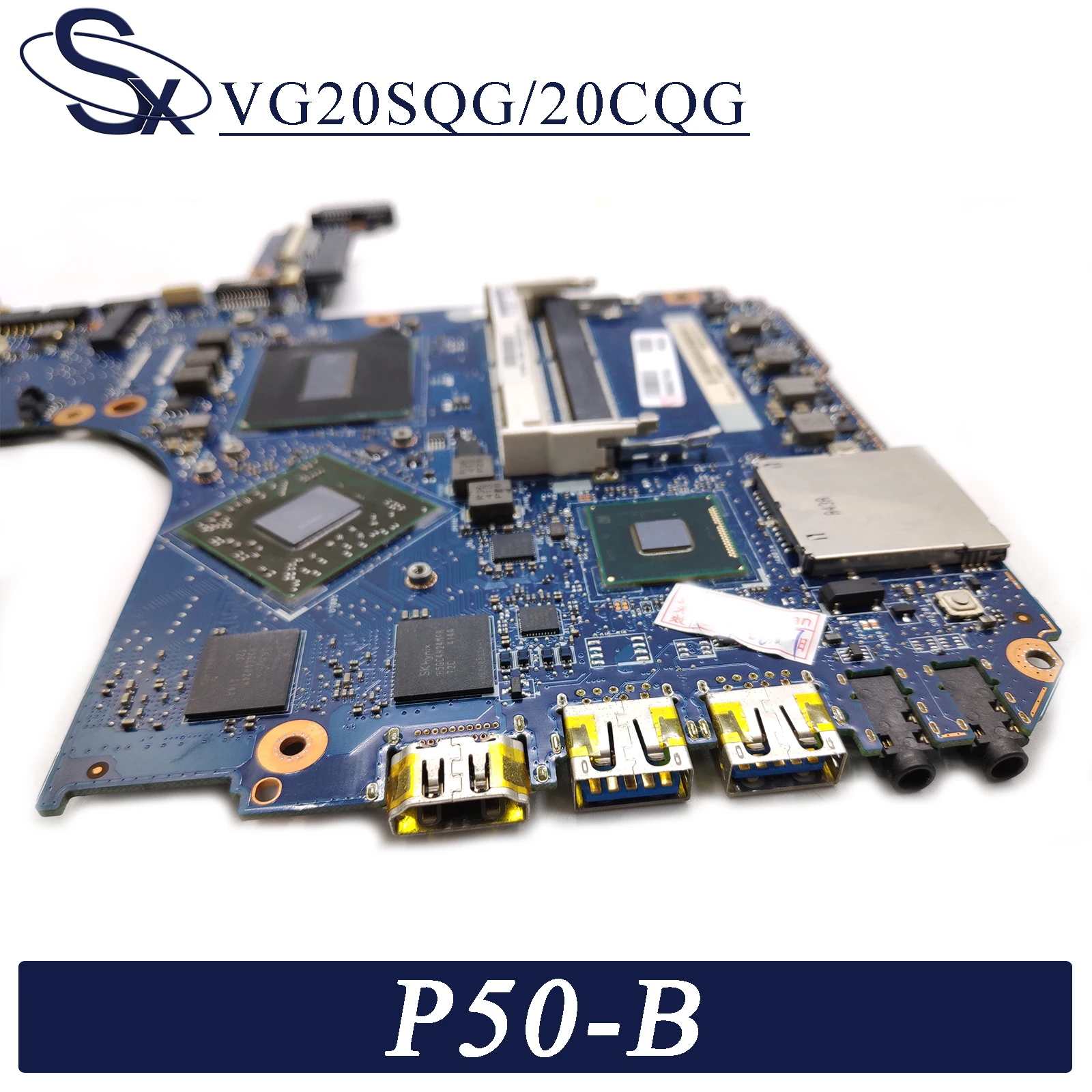 US $210.00 KEFU VG20SQG20CQG Laptop motherboard for Toshiba Satellite P50B  P55TB original mainboard I74700HQ4720HQ R9M265X