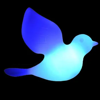

Banquet Fantacy LED Pigeon Chandelier Glowing Pendant Wedding Scene Layout Stage Ceiling Pendant Lighting Mall Window Decor Prop