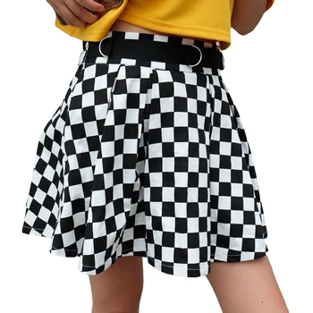 

Women Fashion Plaid Skirt Ladies Female Stylish Skirt for Party Shopping Daily Wear