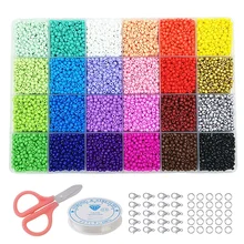 

3mm Seed Beads For Bracelet Earrings Accessories Handmade Crystal Charm Beads For DIY Jewelry Making Sets Wholesale Trend 2021
