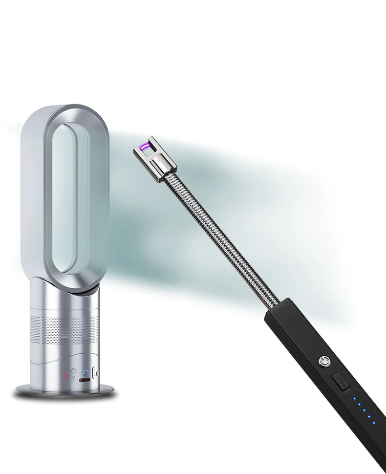 Более длинный вращающийся плазменный Arc Зажигалка светодиодный дисплей батареи USB Электронная сигарета зажигалка барбекю кухонная зажигалка для свечей
