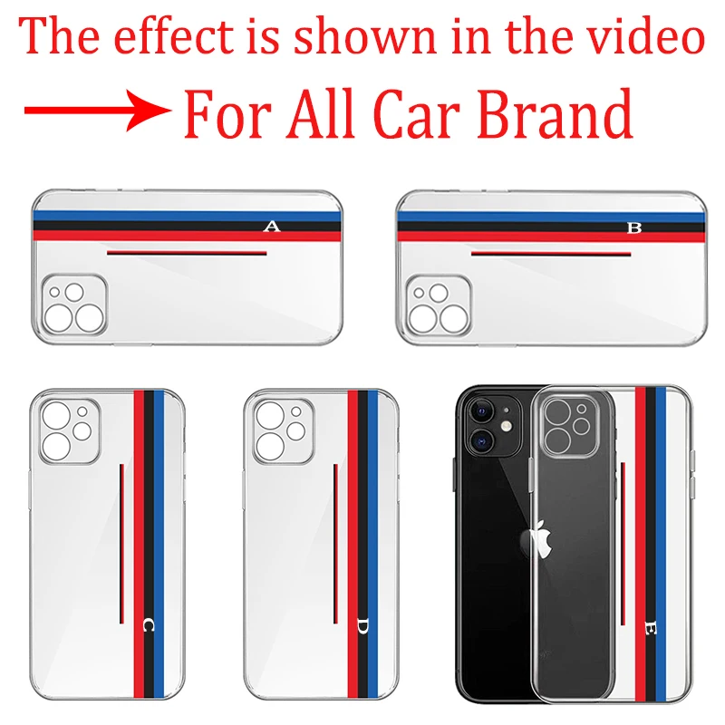 For iPhone 11 12 13 Pro Max Mini XR X XS 7 8 Plus SE 2020 Transparent Cover Soft Silicone Phone Case for KIA RIO K2 K3 K4 K5 KX3 |