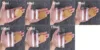 6pcs/lot 50ml 60ml 80ml 90ml 100ml 120ml 150ml Glass Candy Bottles With Bamboo Caps Pill Container Empty Bottles For Art Crafts 2