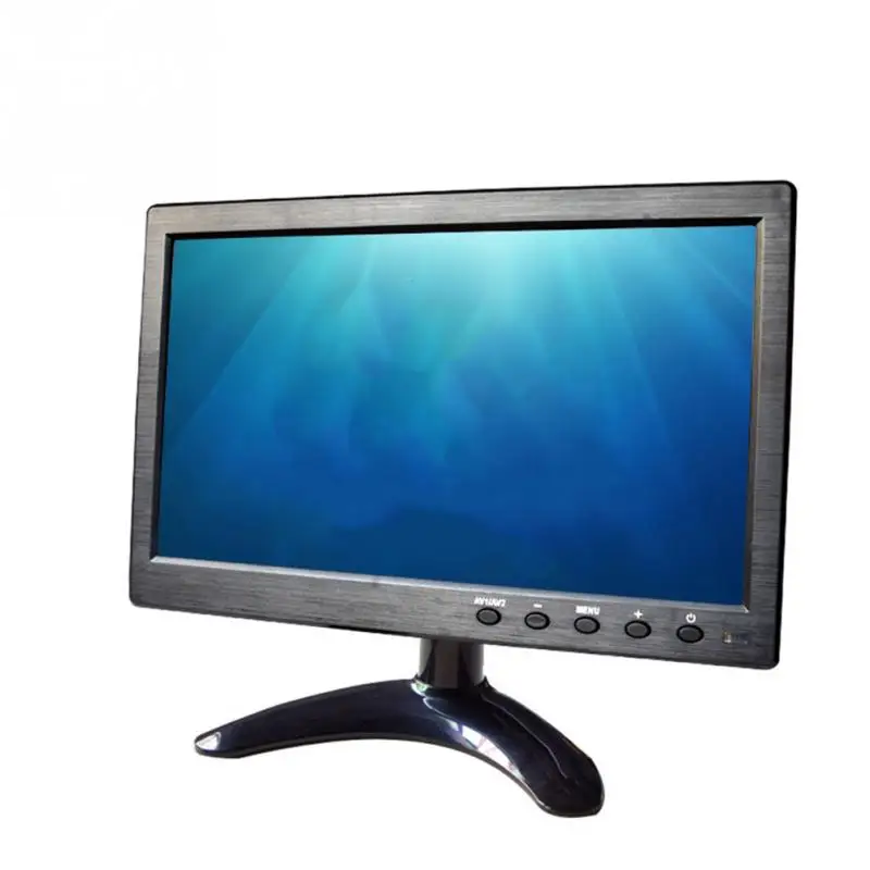 10.1inch LCD Monitor Adjustable Angle Universal Car For PC TV Ultra-thin Video Audio Remote Control Digital 1024x600 HDMI Input
