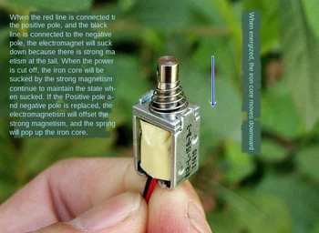 

Inward Bills Keep Electromagnet DC5V-6V Inhaled Frame Micro DC Electromagnet