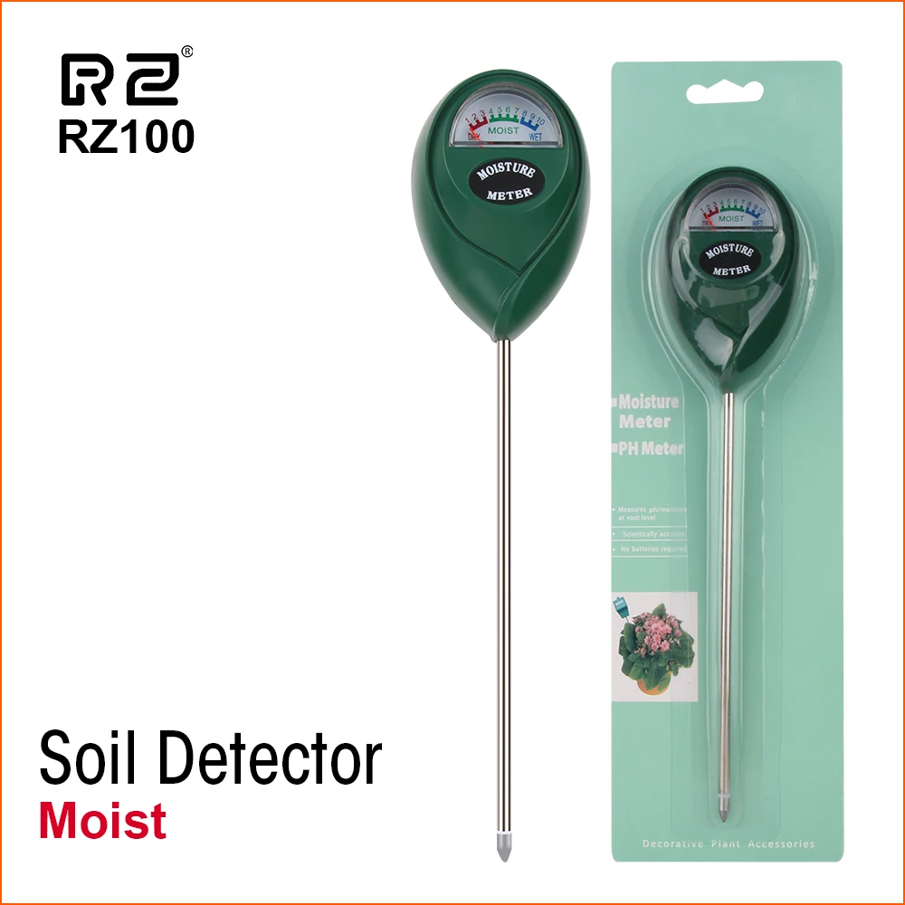 RZ Mini Soil Moisture Tester Humidity Measuring Meter Monitor Hygrometer Gardening Plant Farming | Инструменты