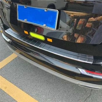 

WELKINRY For Volvo XC90 II (256) 2014-2020 rear tail bumper box gate back door sill threshold scuffproof guard plate pedal trim