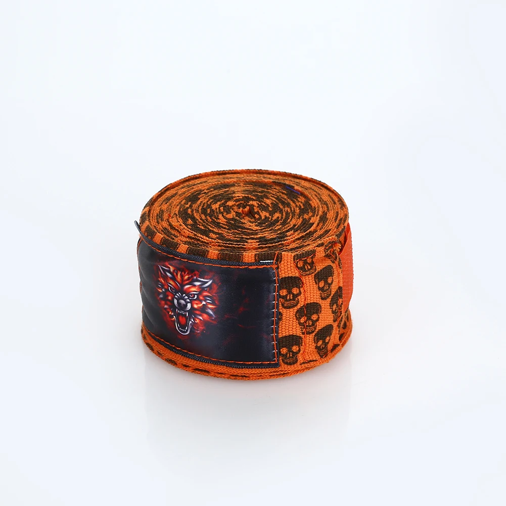 Orange Боксерский бандаж, браслет, боксерские ремни, 300 см, уличные, Санда, тренировочные ремни, хлопок, бойцовское движение, защита для спорта - Цвет: Orange