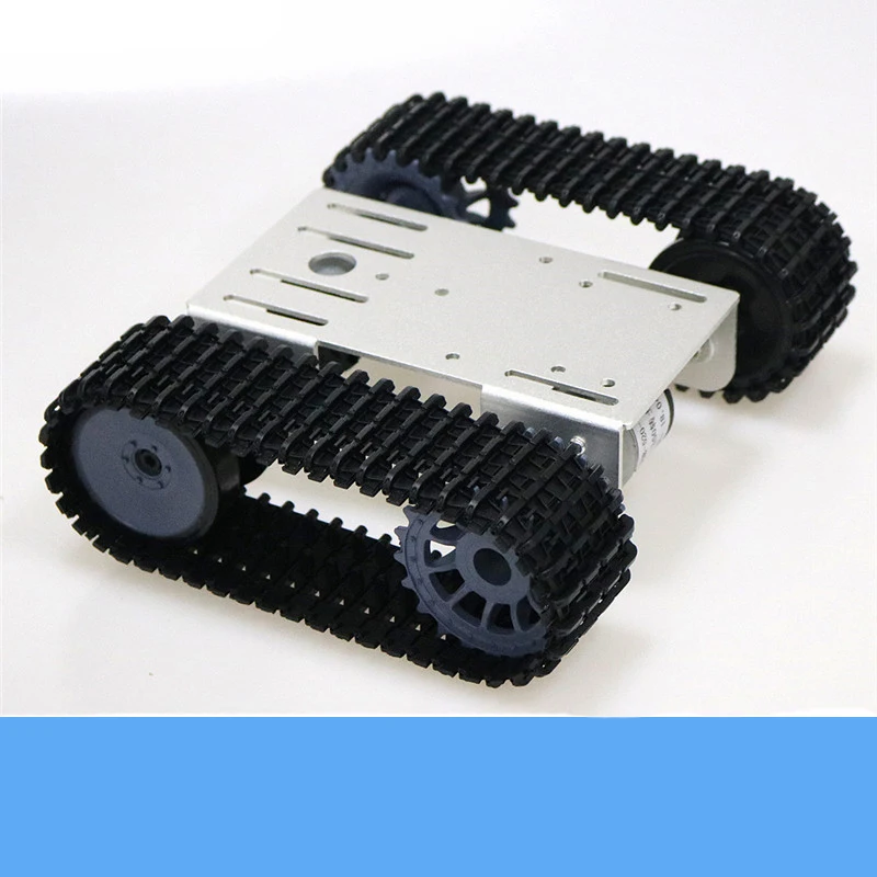 DIY TP101 Tracked Tank Chassis Smart Crawler Robot Platform Metal Panel 33GB-520 12V DC Geared Motor For Arduino Toy Unassembled