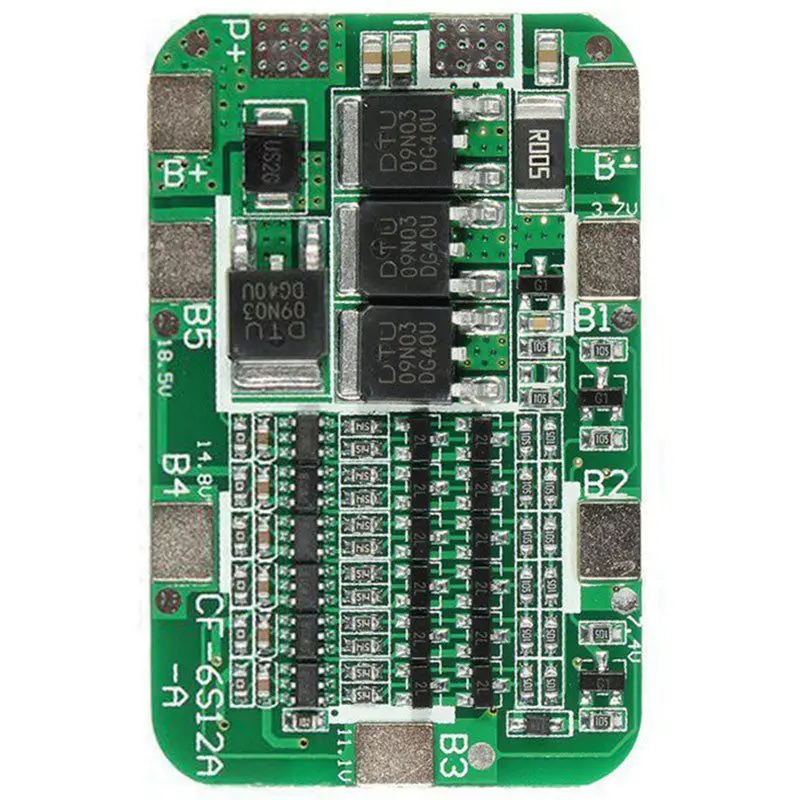 6S 15A PCB плата защиты BMS для 6 упаковок 18650 литий ионный аккумулятор|Комплекты