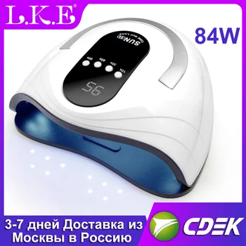 

UV Lamp For Nail 84W LED Nail Dryer For Manicure Curing All Gel polish Nail Lamp 42 Pcs Led 10s/30s/60s/99s Auto Sensor