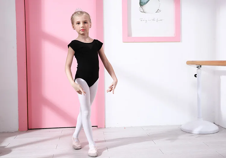 Детская танцевальная балетная Одежда для девочек; балетная юбка для осмотра; кружевная юбка с длинными рукавами; плотная разноцветная балетная одежда для латиноамериканских танцев