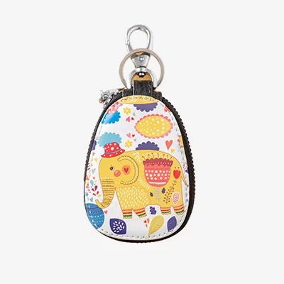 General car key case cartoon pattern protection cover men and women key case Porta Chaves Purse Porta Chave Funda Llave huang se da xiang