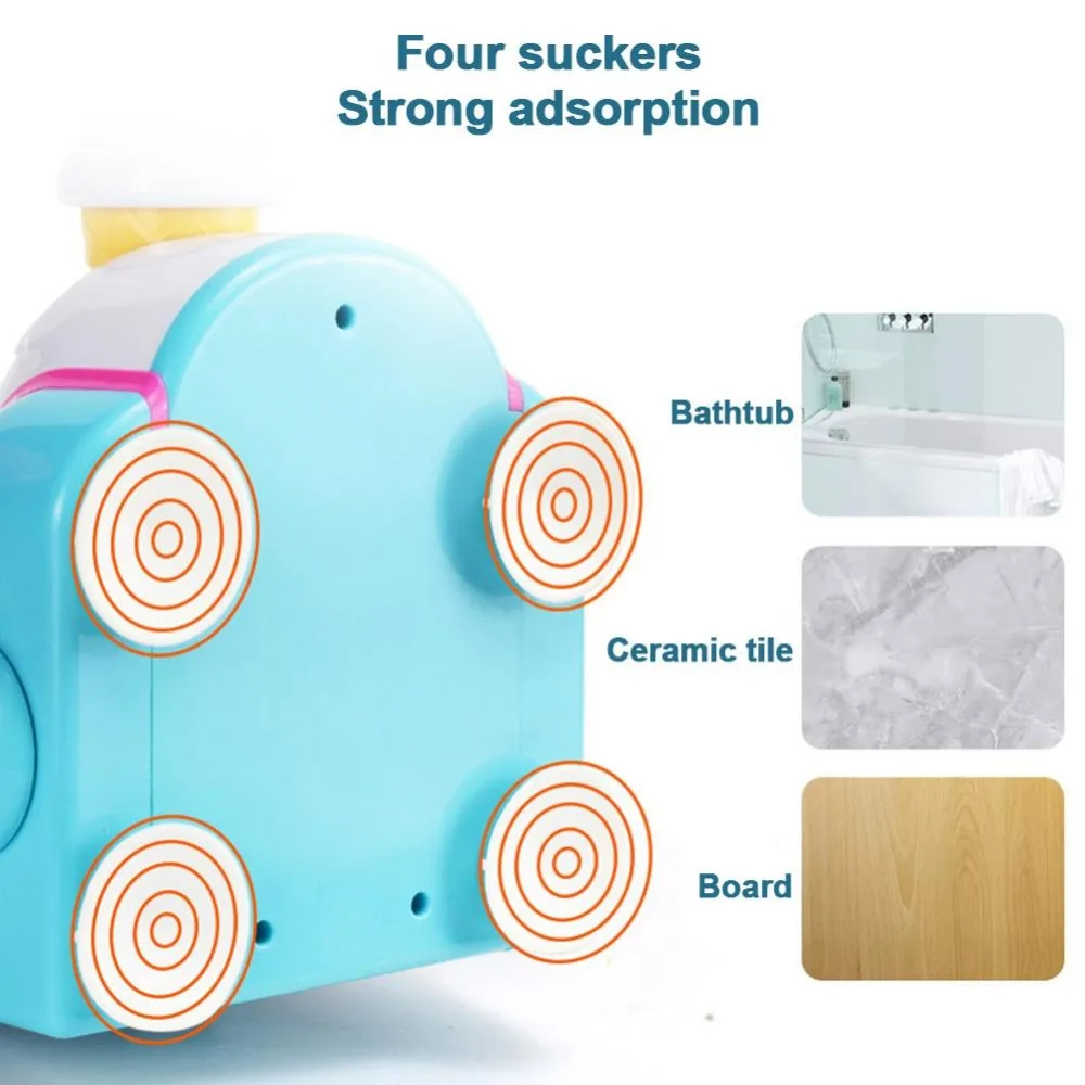 Baby Ice Cream Bubble Machine Toys for Children Bathroom Summer New Year Gift Bath Activities Girl Boys Foam Maker Shower Game (9)