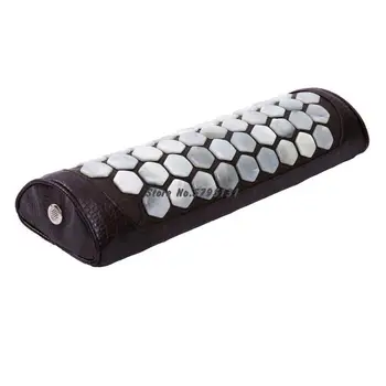 

Hexagon Jade Tourmaline Germanium Stone Jade Cervical Pillow Tourmaline Pillow Neck Massage Relaxation Pillow Improve Sleeping