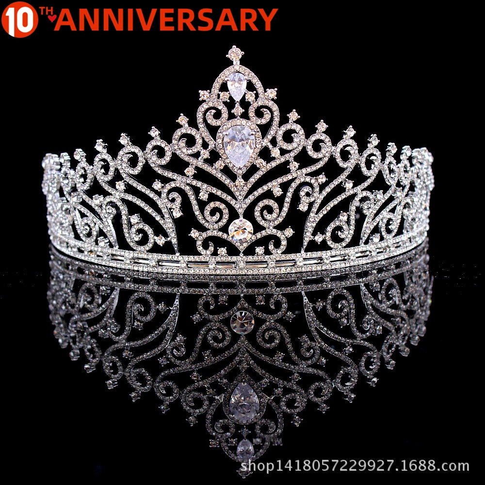

Luxury 2020 Fashion Crystal headdress Bridal crown Kid Hair hoop Princess girl jewelry Accessiories Wedding Party SALE