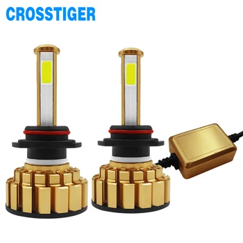 

12000Lm 6500K H4 LED H7 hb4 9006 hb3 9005 H8 H11 Auto Car Headlight Bulbs 4 Side Chip Leds Car Lights Bulbs LED H4 H7 Auto Lamps