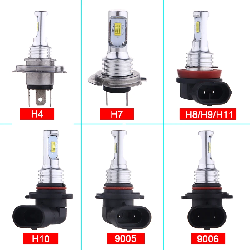 2 шт. H7 H3 светодиодный лампы Супер яркий 3570SMD Противотуманные фары автомобиля 12V 24V