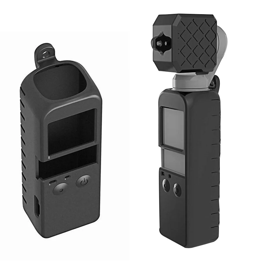 Для DJI Osmo карманный портативный защитный чехол для камеры Мягкие силиконовые цветные Чехлы+ крышка объектива для Osmo карманные аксессуары для Кардана