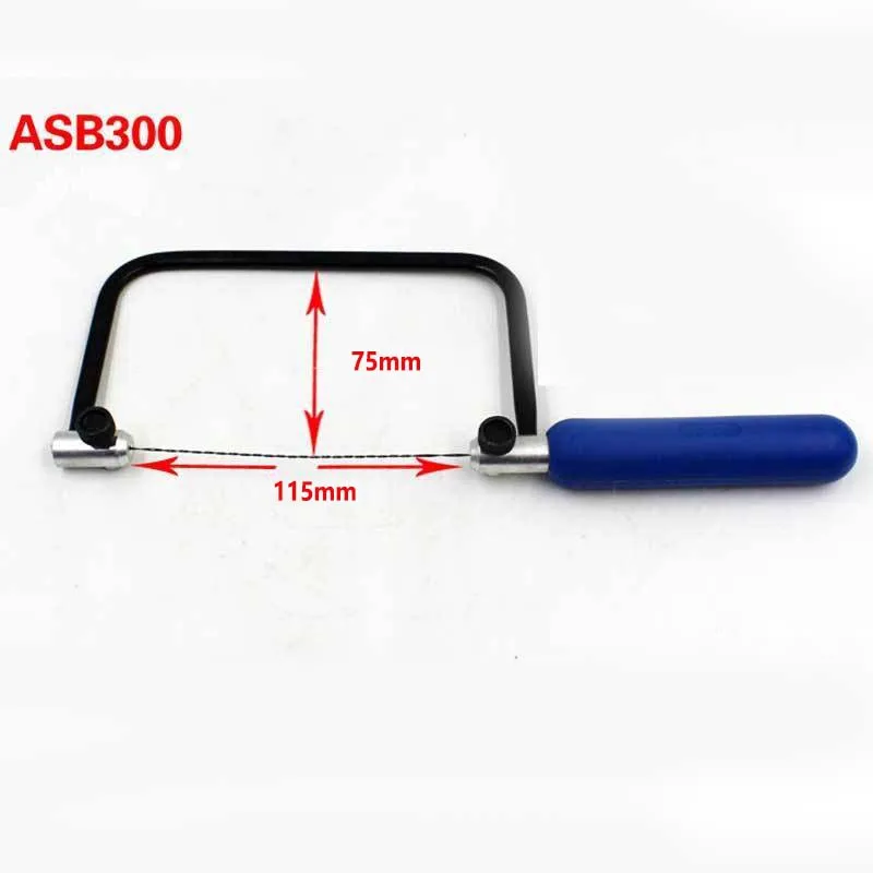 1*Coping Saw Soft Grip Handle Suit For DIY Wood Plastic Board Repair Accessories