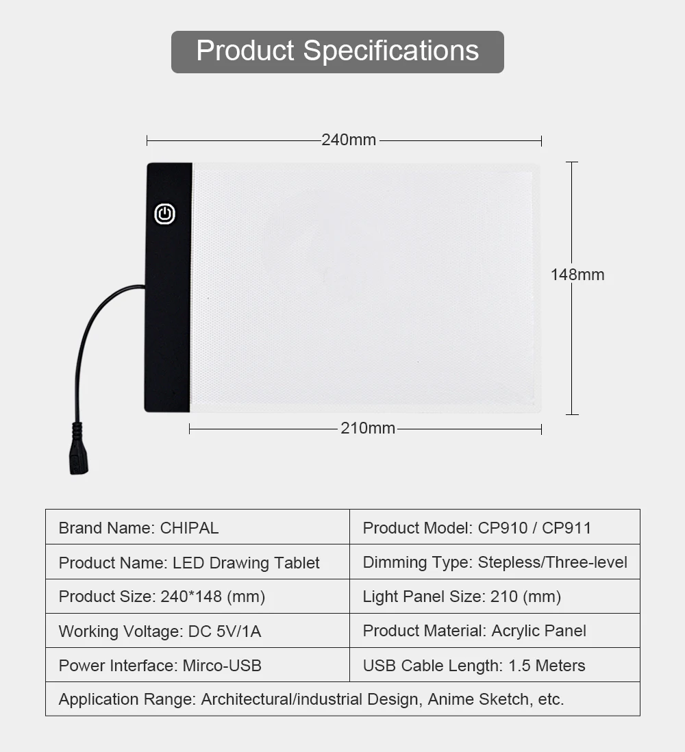 Product-Specifications - 副本