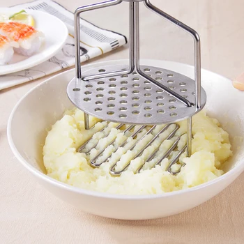 

New Style Potato Masher Stainless Steel Potato Ricer Food Puree Presser Mashed Potato Vegetable Tools Press Crusher