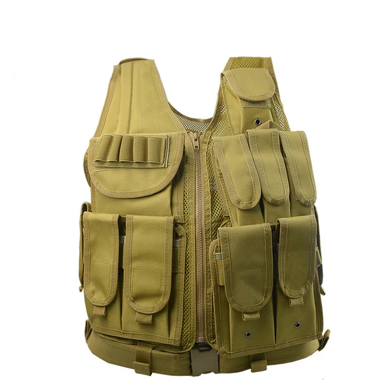 

Camouflage Tactic Vest More Function Vest Mesh Ventilation Cs Field Operations Equipment