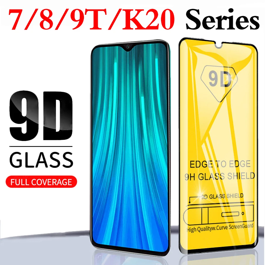 9D полная защита экрана закаленное стекло для Xiao mi Red Note 8 7 9t K20 Pro Защитная пленка