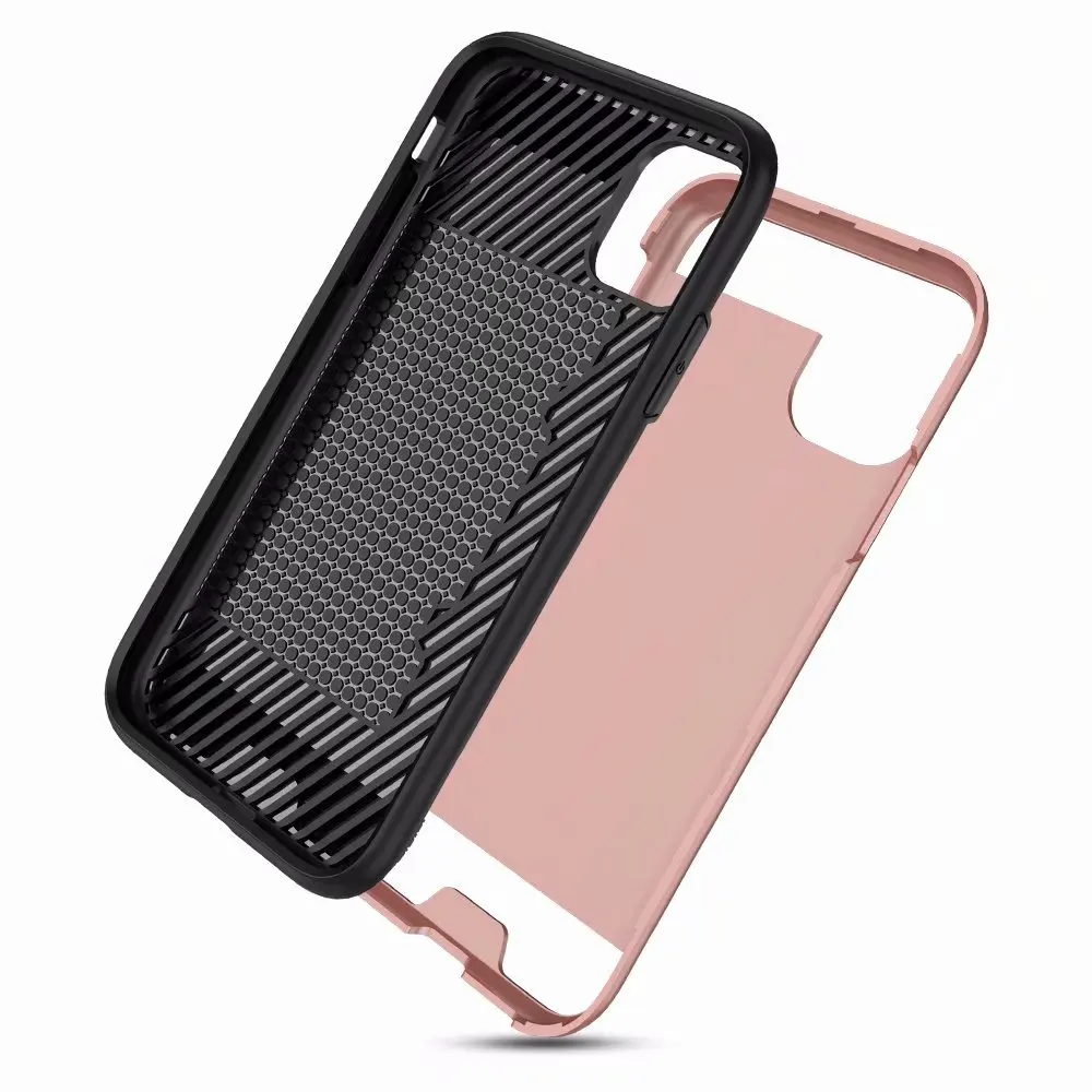100 шт./лот Hybrid Броня Силикон+ чехол PC для IPhone 11/11 Pro/11 Pro Max/XR/XS MAX