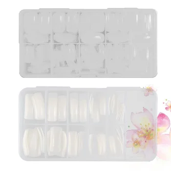 

2 Box 1000pcs Nail Art Stickers Decorative Nail Sticker Fake Nail Decals Manicure Decor Fashion Nail Tips for Women Girls Ladies