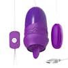 Rechargeable G-spot Vibrator Clitoral Stimulator Licking Nipple Massager Sex Toy 1