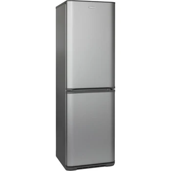 

Refrigerator Biryusa б-m631, two-chamber, silver metallic