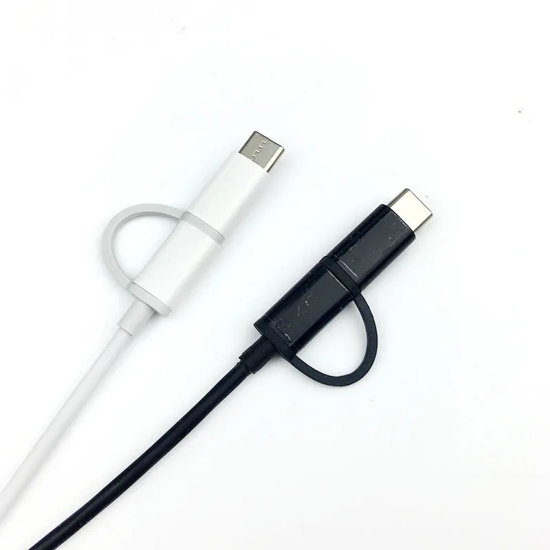 Xiao mi 2 в 1 usb кабель зарядного устройства 1 м mi cro to type c кабель usb для redmi 4a 5 plus mi 8 9 9se mi x 3 a2 a3 cc9 redmi note 7