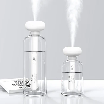 

Mini Portable USB Ultrasonic Air Humidifier Aromatherapy Essential Oil Diffuser Aroma Mist Maker Fogger with Bottle For Home