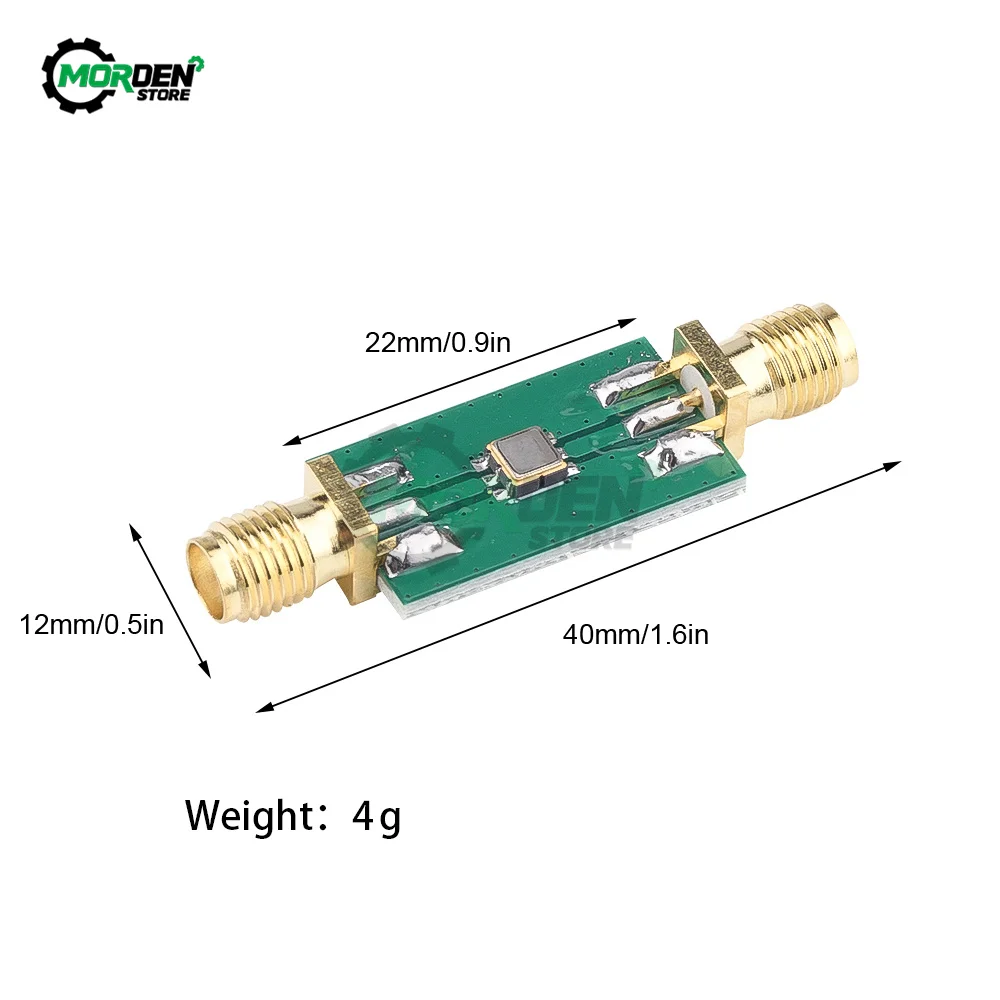 403MHz RF Bandpass Filter Module PCB Double Sided BPF Board Electronic Filter Components SMA-K Female Interface Power Supply band pass filter