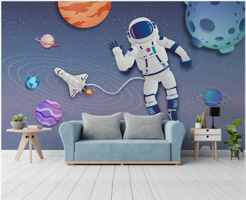 カスタム壁画 3d壁壁画壁にスペース天の川ロケット宇宙飛行士を子供の部屋の写真壁紙リビングルーム 壁紙 Aliexpress カスタム壁画 3d壁壁画壁にスペース天の川ロケット宇宙飛行士を子供の部屋の写真壁紙リビングルーム 壁紙 Aliexpress