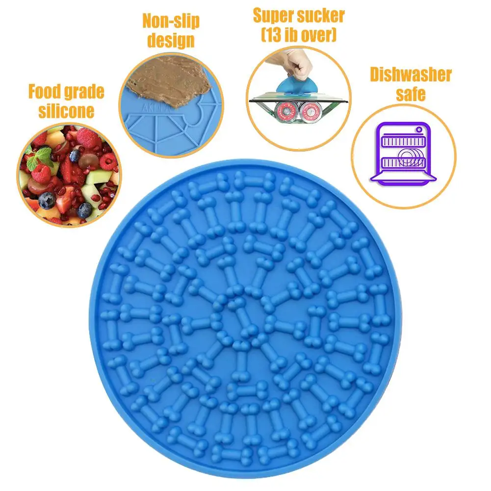 Силиконовая подушка для собак, ванная для собак, Бадди, медленная присоска для еды, присоска для домашних животных, чаша всасывания, чашки, инструменты