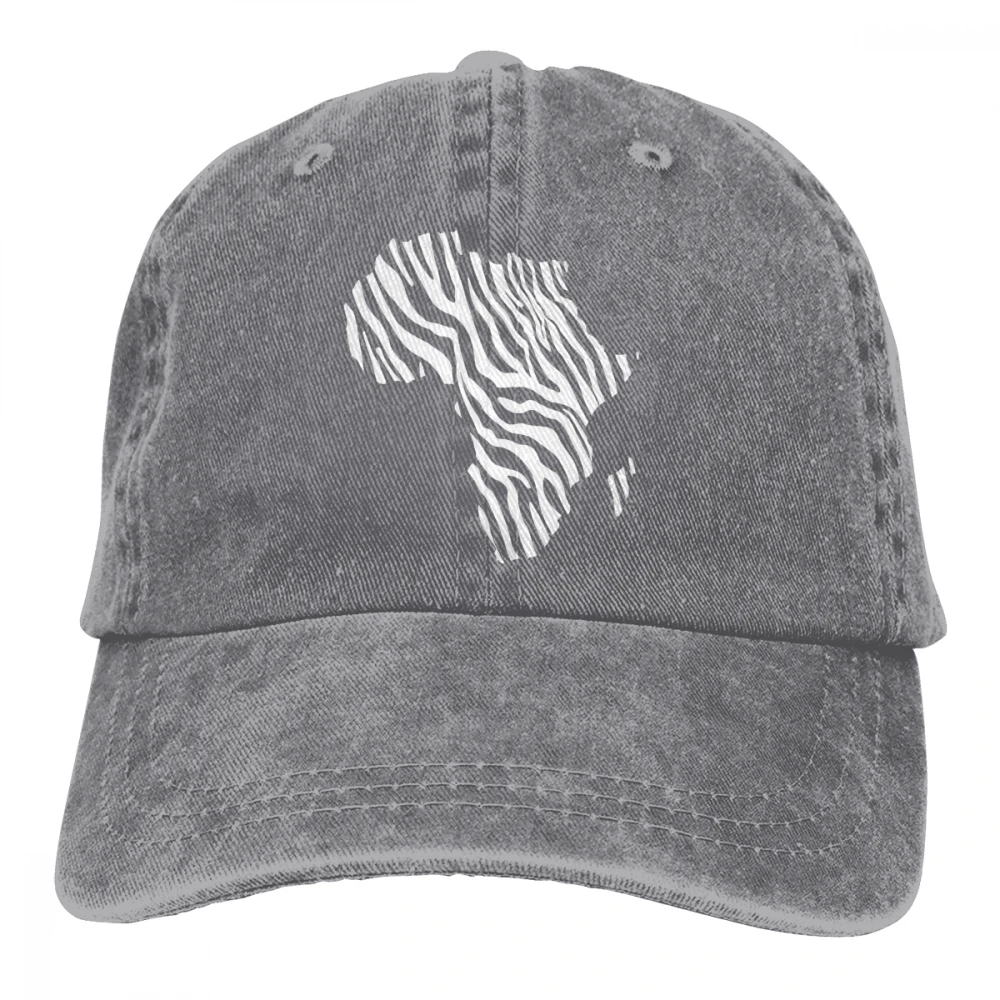 Зебра полоса Африка Casquette черный унисекс Мужские Женские джинсовые бейсболка с ремешком кепки Регулируемый Гольф папа шляпа