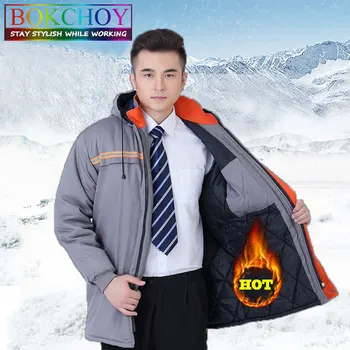 

Thick winter work clothes, work clothes, protective cotton clothes, men warm engineering clothes, winter clothes, cotton custom