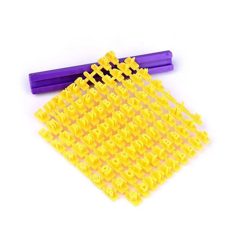 Alphabet Letter Number Cookie Press Stamp Cutter Fondant Mould