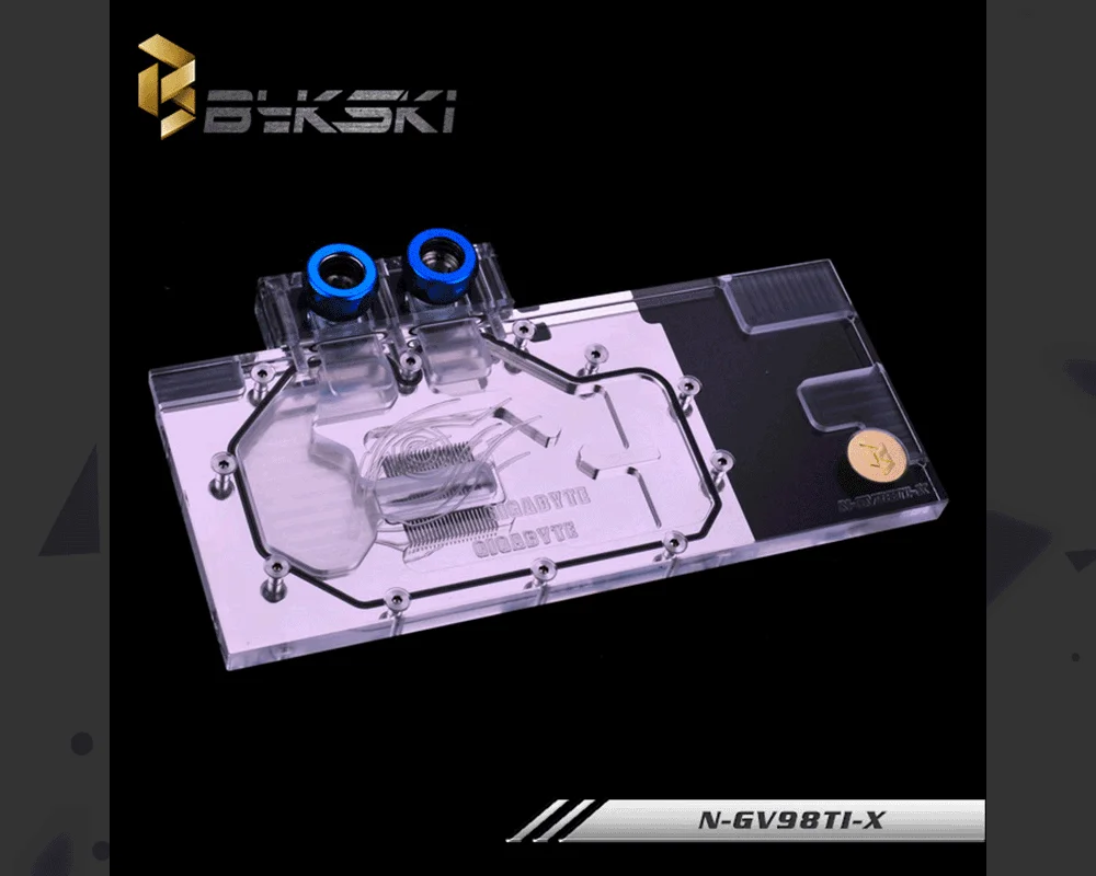 Bykski N-GV98TI-X, полное покрытие Графика карты водяного охлаждения блока для Gigabyte GV-N980TiG1 Gaming-6GD5/GV-N980Ti WF3OC-6GD5