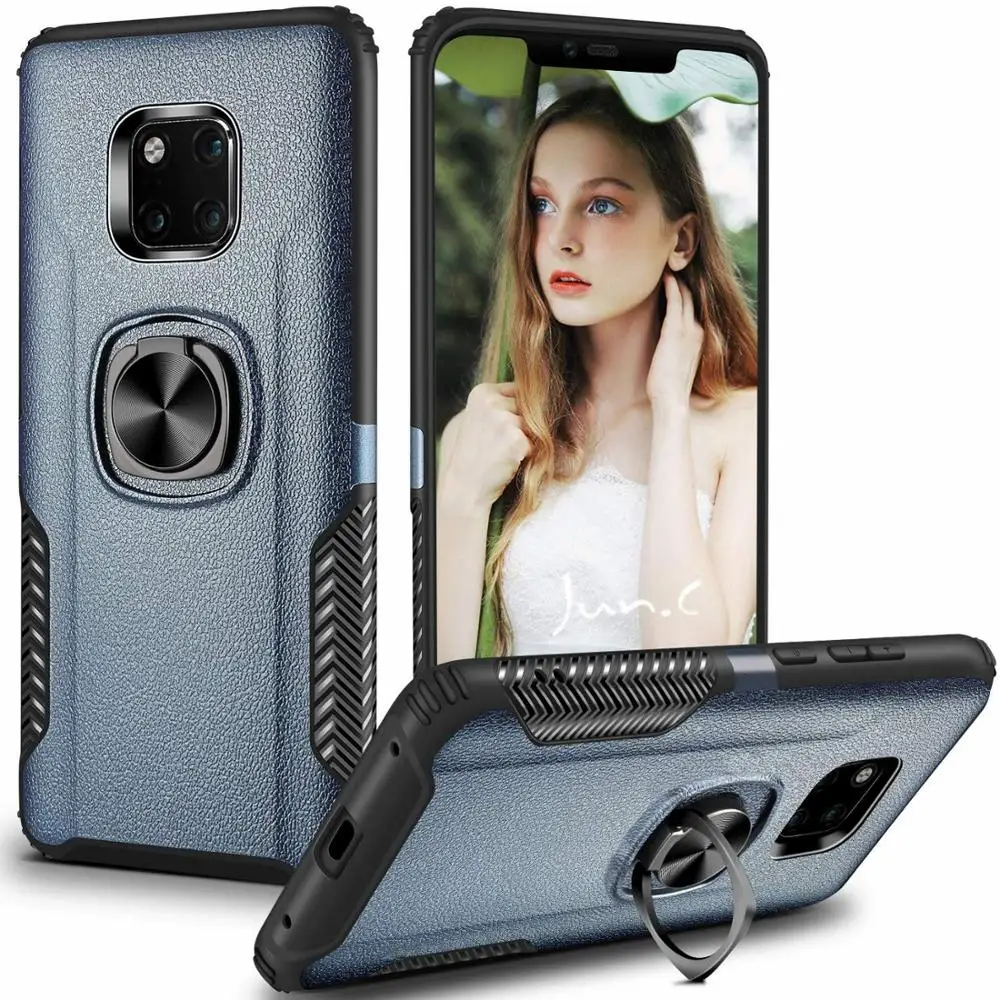 Case For Huawei Mate 30 20 P30 P20 Pro Lite Cover Ring Kickstand Car Mount Honor 10 lite 9X 8X Nova 5 5i | Мобильные телефоны и