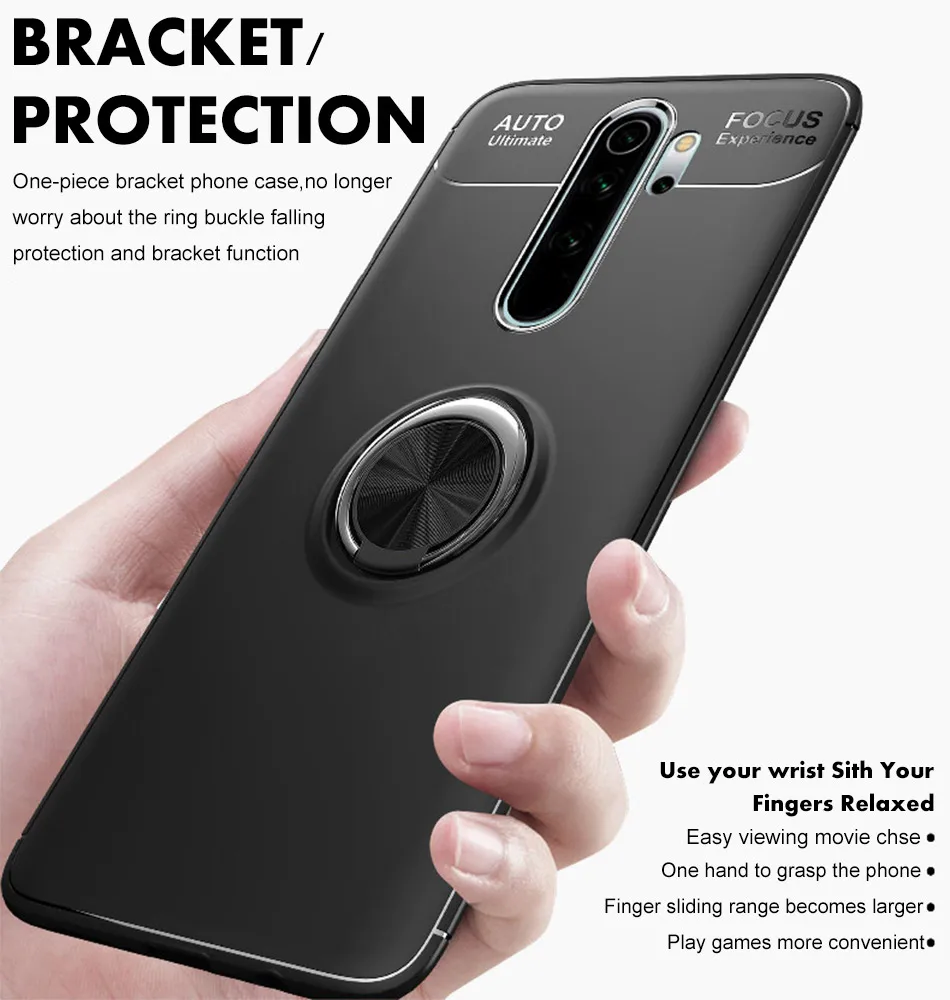 Роскошный противоударный Магнитный кольцевой чехол для телефона Xiaomi Redmi note 8, 8A, 7, 6, 5 pro, силиконовый чехол s для Xiaomi 9 se, CC9, 9 T, Pro Чехол