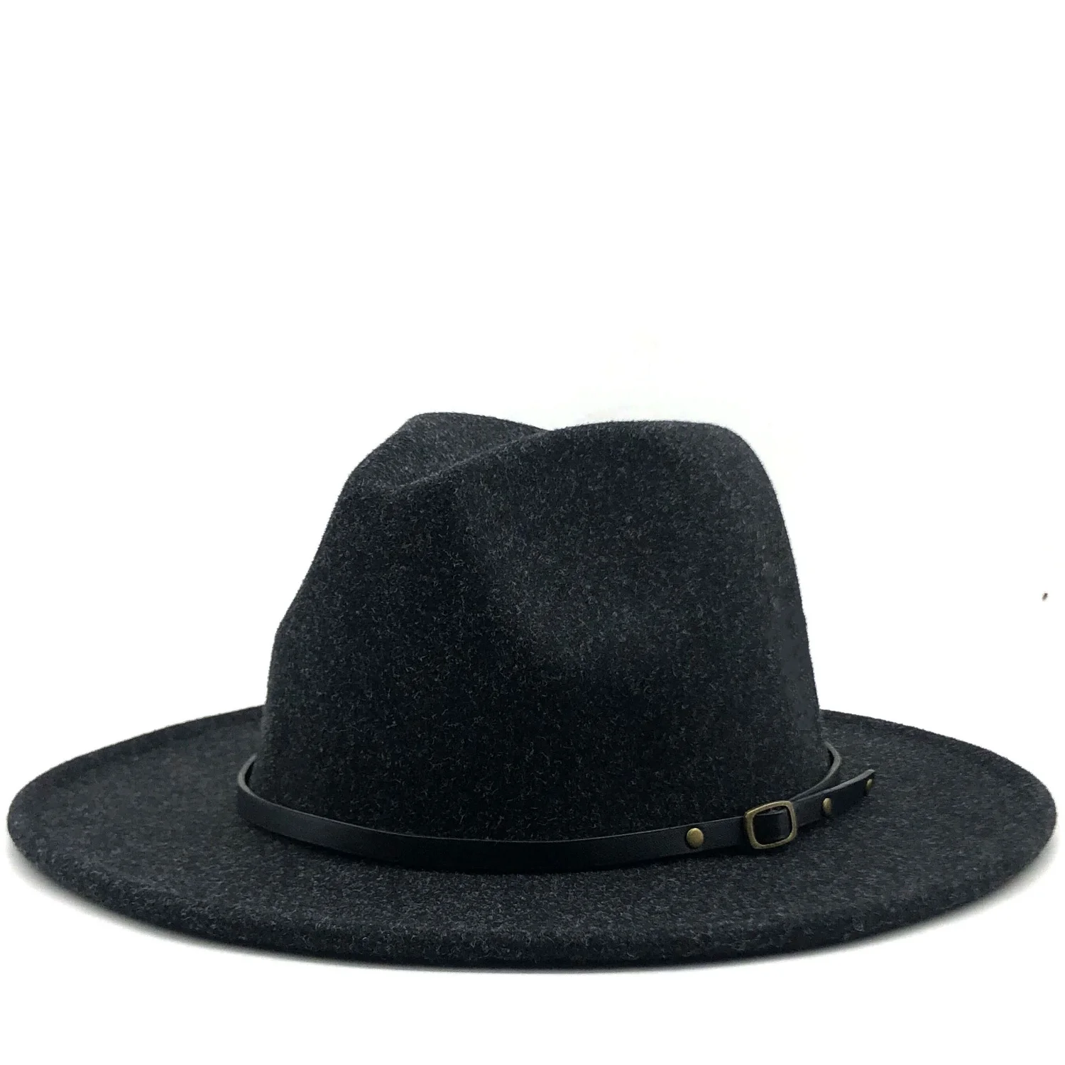 Beige White GRAY Wool Jazz Hat Women 