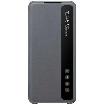

Case (flip case) Samsung smart Clear View cover, for Samsung Galaxy S20 +, Gray