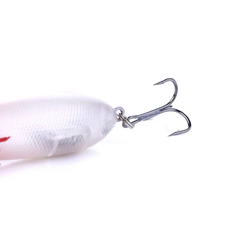1Pcs Top water Popper Wobbler Fishing lure With 6# hooks 8cm 11.5g floating crankbait Artificial bait poper pesca carp pike