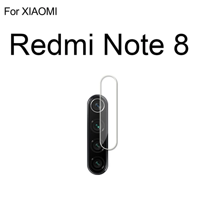 2 шт. задняя защитная пленка для Xiaomi Redmi Note 7 5 6 8 Pro 7A 6A glass mi A3 9t se камера протектор стекло на красный mi Note 7 8 Pro стекло - Цвет: For Redmi note 8