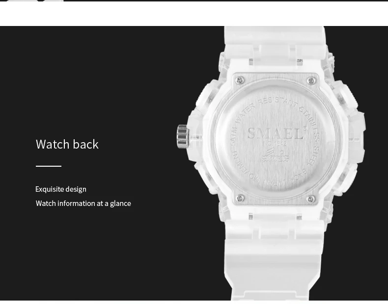 Woman Watch Quartz SMAEL Sports Watches Kids 50M Waterproof Wristwatches Jelly Starp Clock 8025 Children Clocks Lady Watch Women